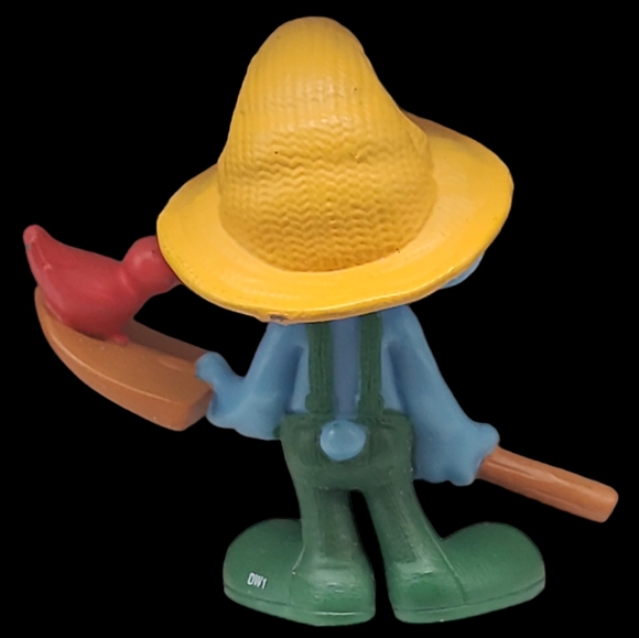 2011 MCDONALD'S HAPPY MEAL TOY "FARMER SMURF" - 3" - Picture 3 of 11